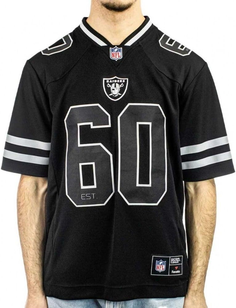 Fanatics Las Vegas Raiders NFL Poly Mesh Supporters Jersey - S Black
