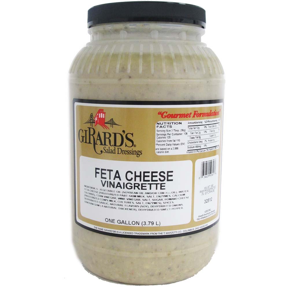 Girards Dressing Feta Cheese Greek Vinaigrette Dressing, 1