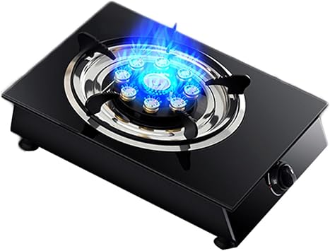 Gas Stove,Fire Power 4.2KW/14330.4BTU,Desktop Gas Cooktop,Suitable for Outdoor Camping in Apartments,with Flame Out Protection Burner
