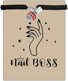 Nail Technician Gift Nail Tech Jewelry Nail Boss Adjustable Bracelet Nail Artist Gift Inspired Gift for Manicurist