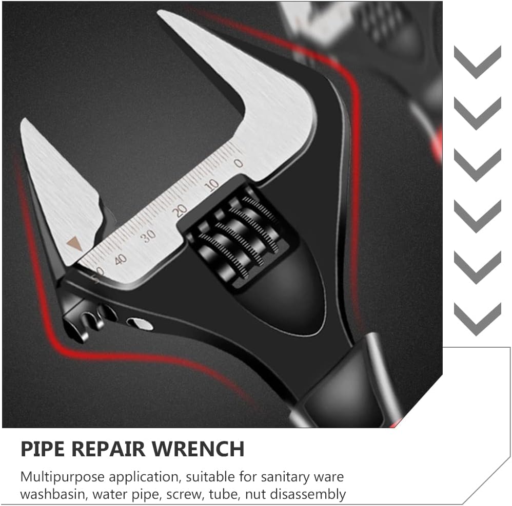 DOITOOL 1pc Bathroom Maintenance Wrench Adjustable Wrench Spanner