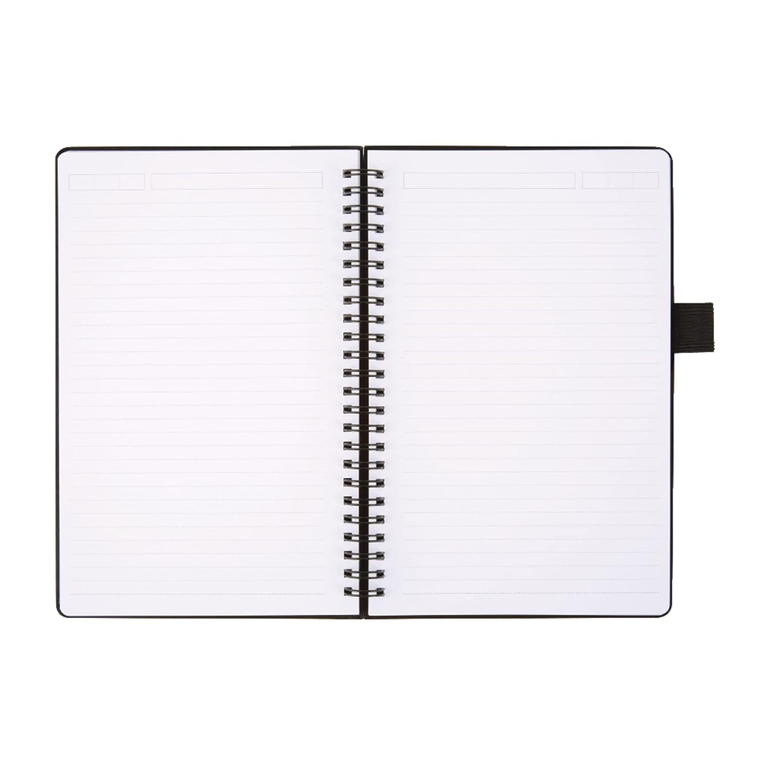 Office Depot® Brand Hard Cover Premium Business Notebook, Junior, 5 1/2" x 8 1/2", 1 Subject, Narrow Ruled, 120 Pages (60 Sheets), Black      Office Product
