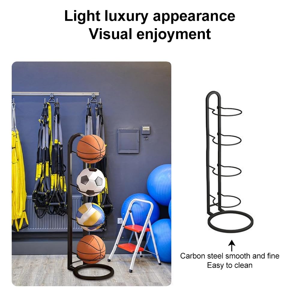 Estantería de Almacenamiento de Pelotas Baloncesto Vertical