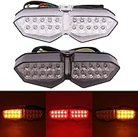 Vista 1 de Luz trasera LED integrada para motocicleta, intermitente de freno para Yamaha YZF R6 2003-2005 YZF R6S 2006-2008 XTZ 1200 2012-2014