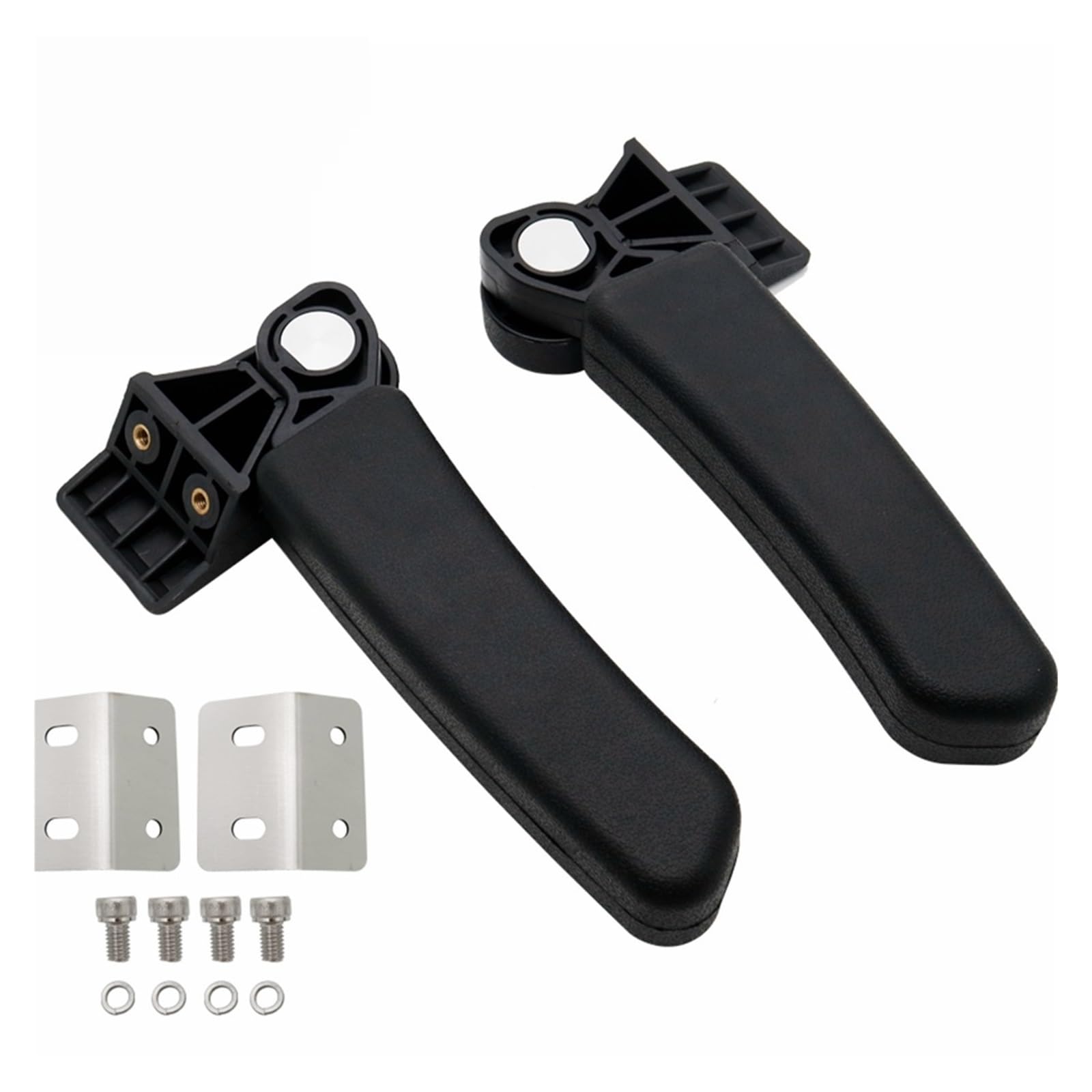 Supporto Passeggero Moto Per Bauletto Alluminio Kit Bracciolo Per Bauletto Pieghevole Per Passeggero Posteriore Per Moto Pieghevole A 90 Gradi Quando Non Usato