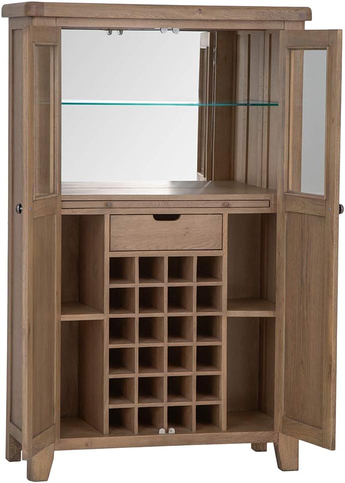 The Furniture Outlet Wessex Smoked Oak Extra Large Tall Drinks