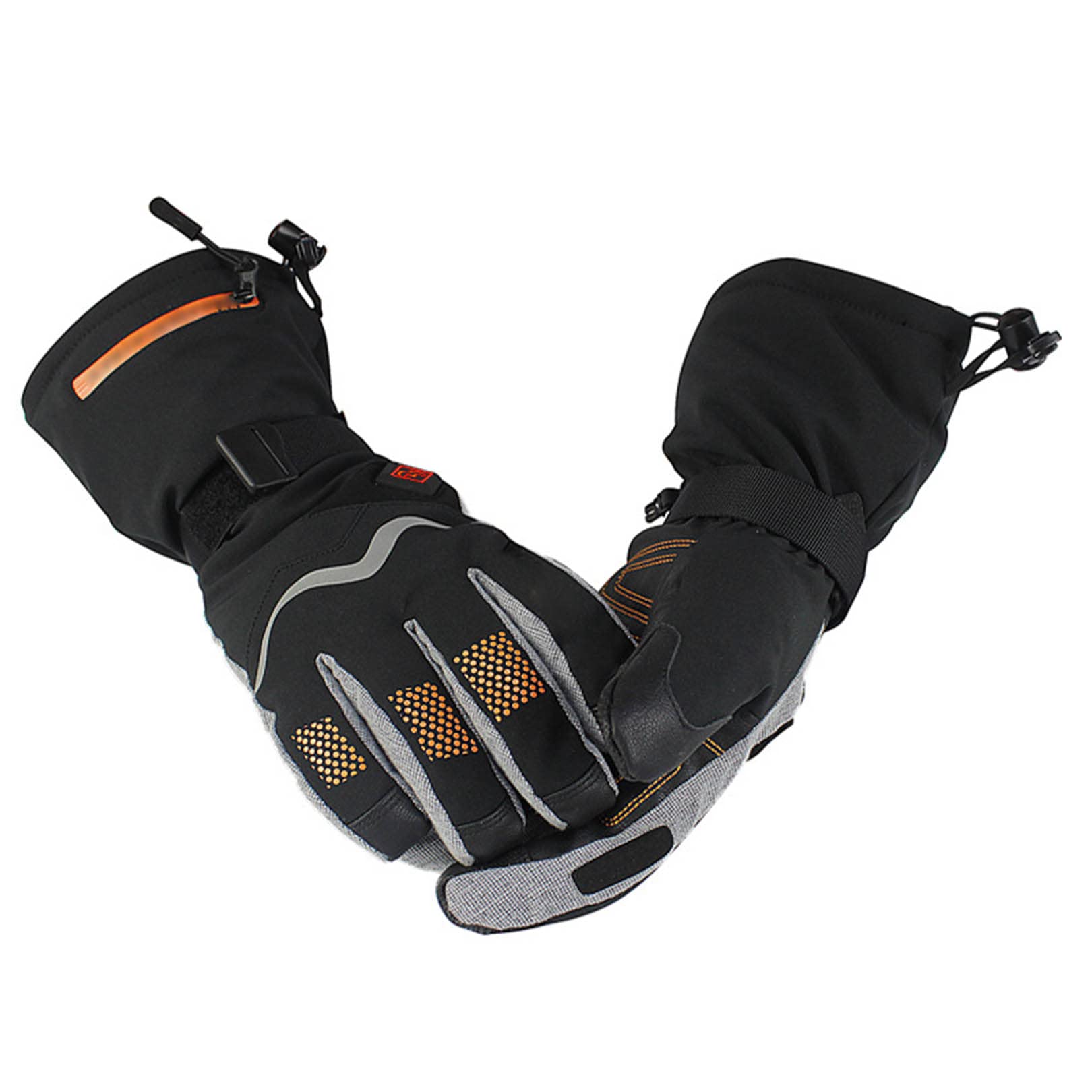 Guantes calefactables unisex con bateria recargable para moto y esqui