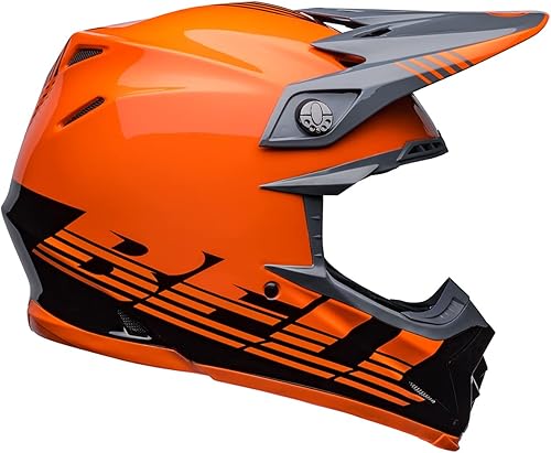 Vista 93 de Bell Cascos todoterreno Moto-9 MIPS FH Signia Mate Negro/Blanco