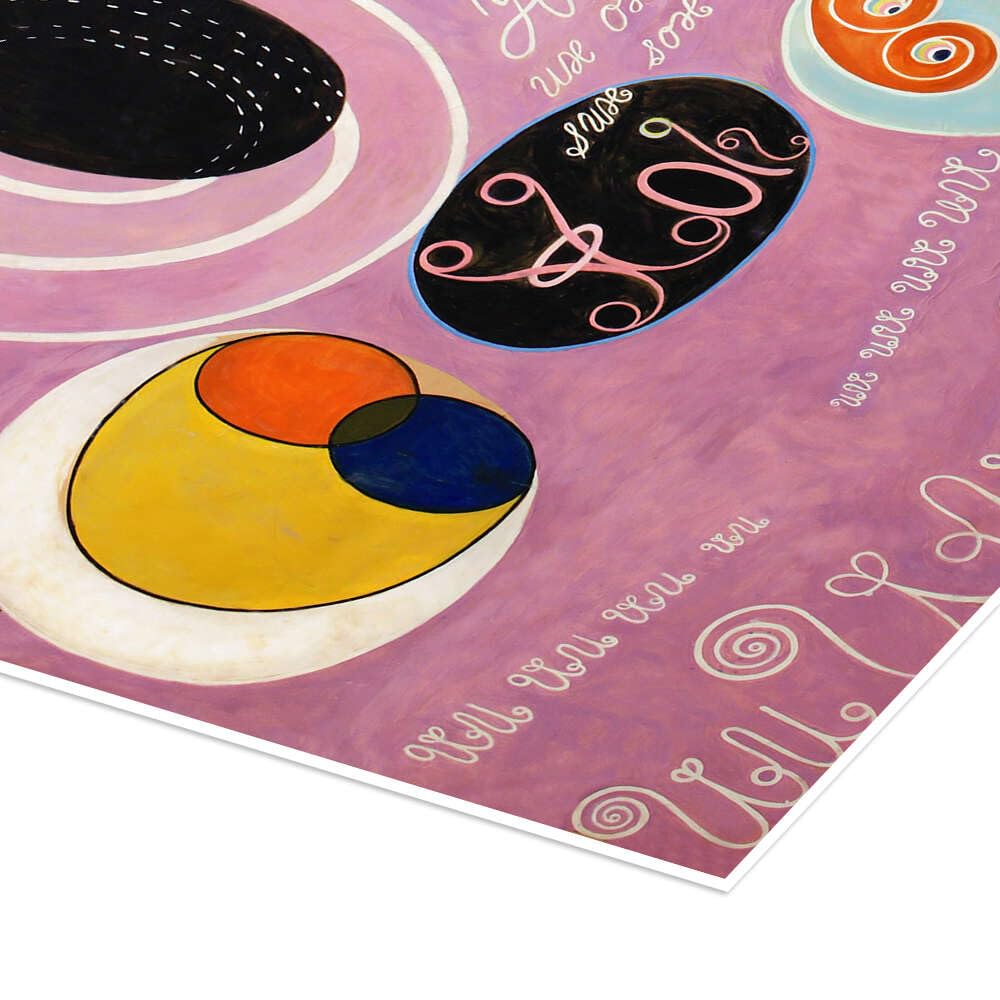 Posterlounge I dieci più grandi, n. 6, Età adulta Poster | 90 x 120 cm di Hilma af Klint Quadri Decorazione per pareti
