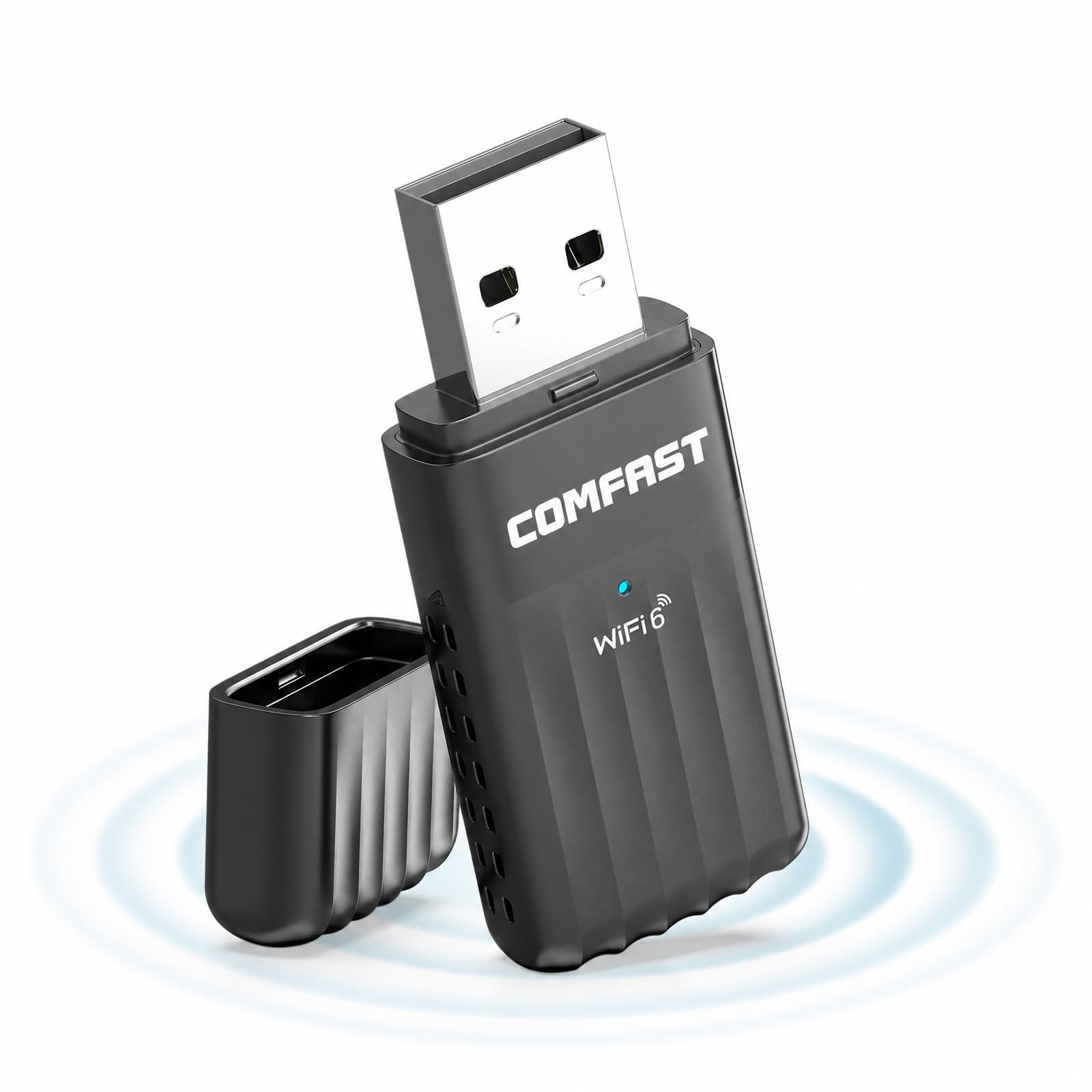 COMFAST 2 en 1 Adaptador USB WiFi 6 y Bluetooth 5.3 USB para PC, AX900Mbps Receptor WiFi, Antena WiFi USB Doble Banda 5GHz/2.4GHz, WPA3, MU-MIMO, Soft Ap Modo, Compatible con Windows 11/10