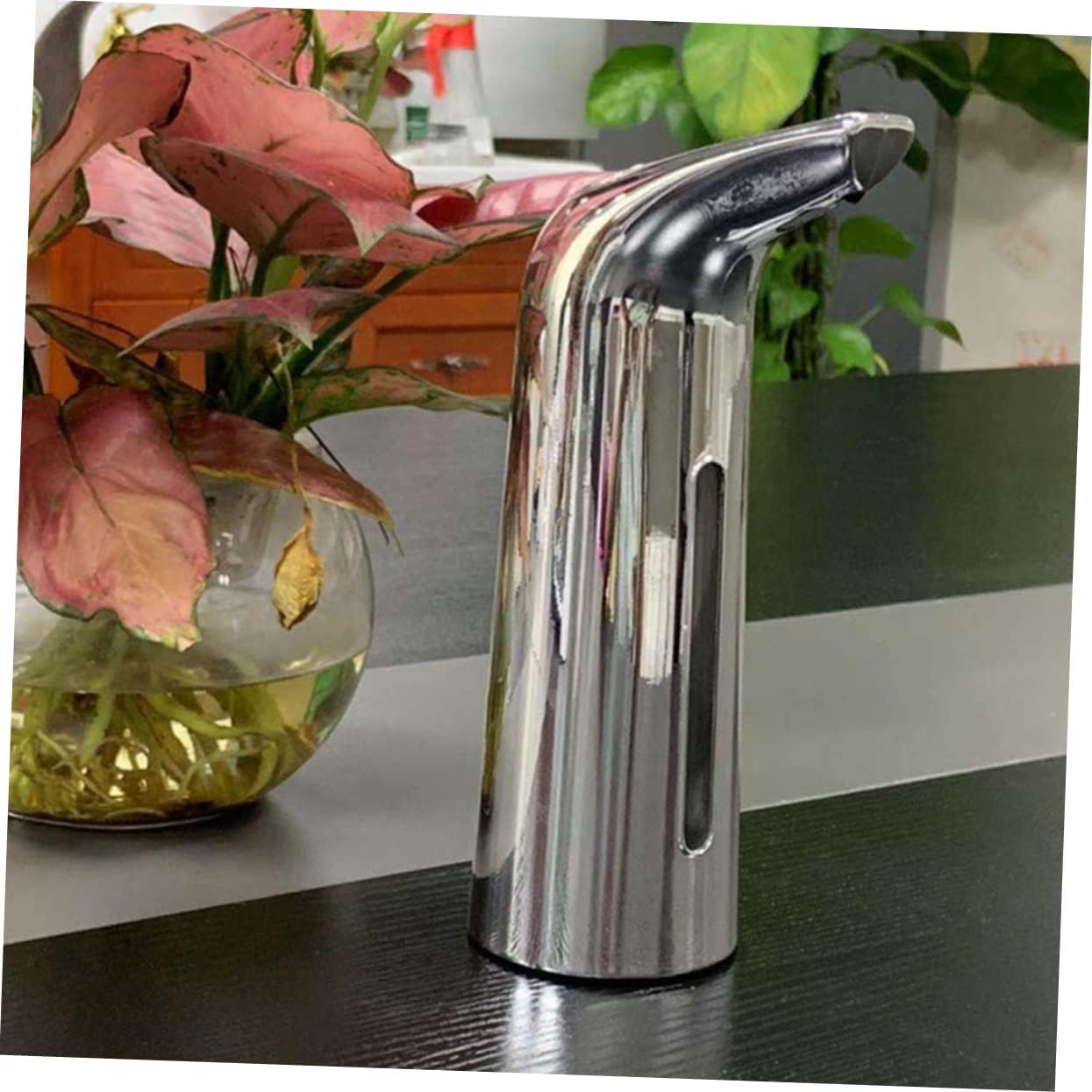 Automatic Soap Dispenser 400ml Waterproof Sensor Touchless Liquid Soap Dispenser for Kitchen and Bathroom Use No Battery Required