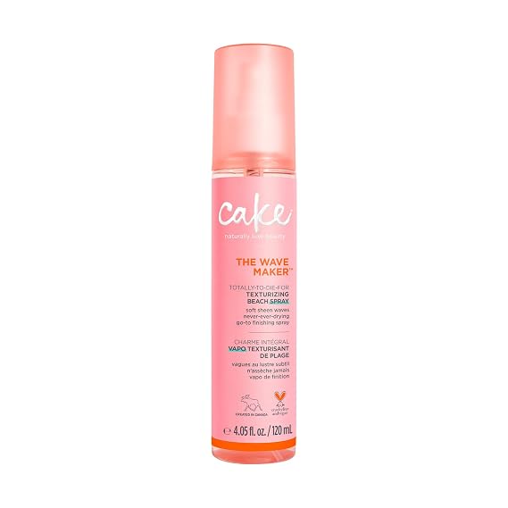 Cake Beauty The Wave Maker Texturizing Beach Spray, 4 Ounce. (Packaging may vary)