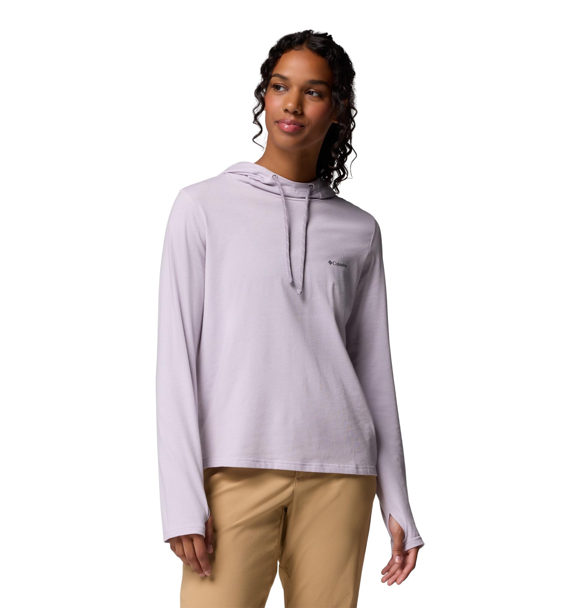 Columbia Women's Sun Trek Hoodie Ii, Lavender Pearl, 3X