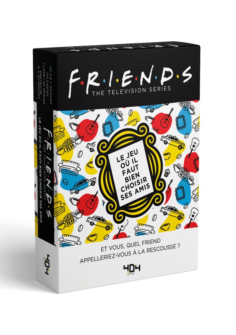 FRIENDS – Le jeu où il faut bien choisir ses amis – Jeu de cartes officiel – 3 à 7 joueurs – Tout public