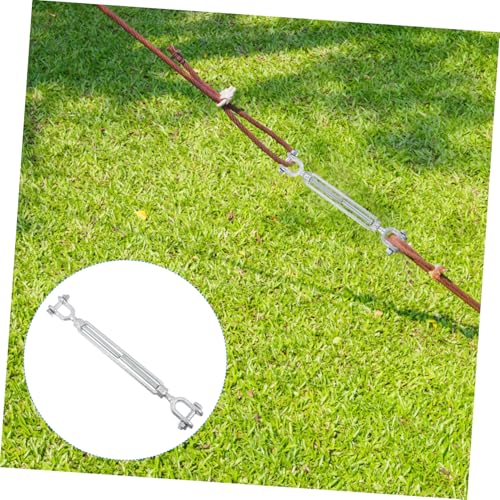 Tensor de Quijada de Acero al Carbono para Cable de Alambre con Rosca Izquierda y Derecha Acabado Plateado para Sujeción Segura y Aplicaciones Antirrobo miniatura 3
