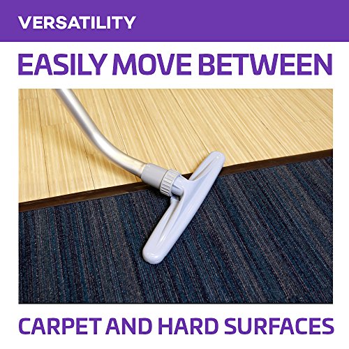 Proteam Super Halfvac Pro Hip Vacuum, Shoulder Vacuum, Portable Vacuum Cleaner With Hepa Media Filtration And Xover Multi-Surface 2-Piece Wand Tool Kit, 6 Quart, Corded #TOP7