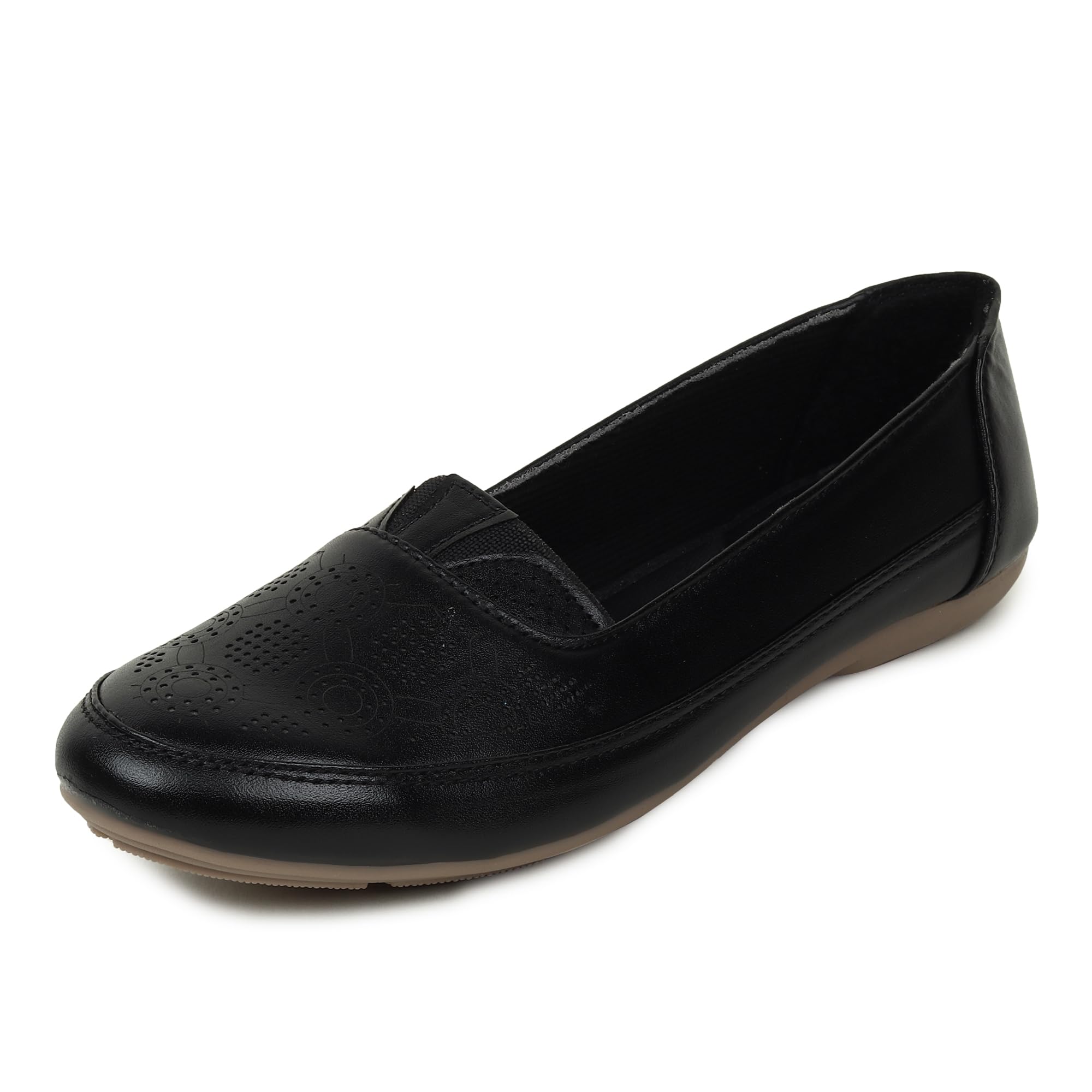 SELBRO Comfortable & Stylish Light Weight Flat Loafers Bellies for Girls and Women Loafers & Moccasins-LOF-06-BLACK-38 (B0BH1BQ2G2) Amazon Price History, Amazon Price Tracker