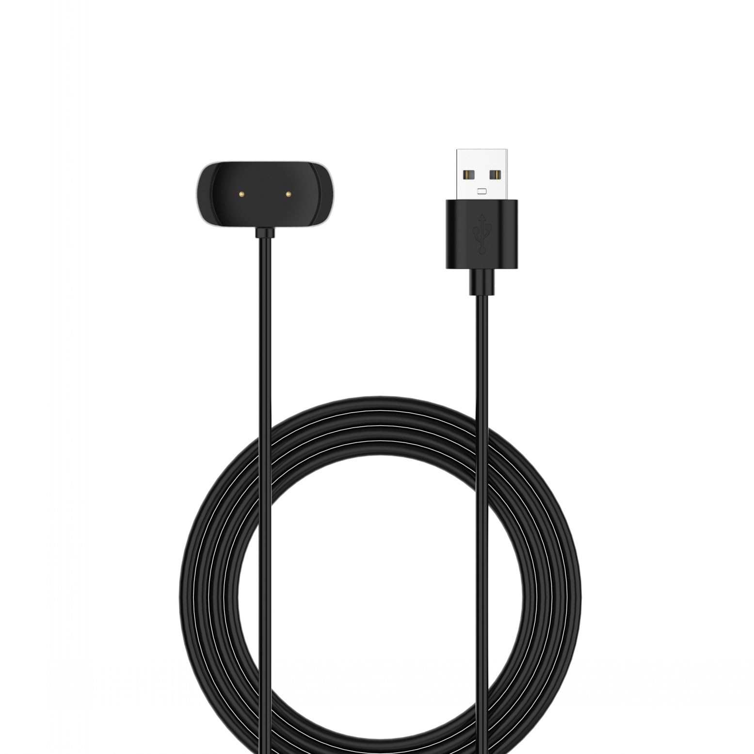 JZK Cable USB magnético para cargador de reloj inteligente, compatible con Amazfit GTS 2, GTS 2e, GTR 2, GTR 2e, GTR 4, T Rex Pro A2011, Bip 3, Zepp E Z, cable de carga de repuesto para reloj