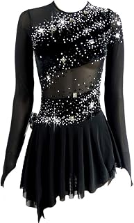 LIUHUO 2020 New Figure Skating Costume Skating Dress Girls Skating Skirt Simple and Generous Skating Competition Suit