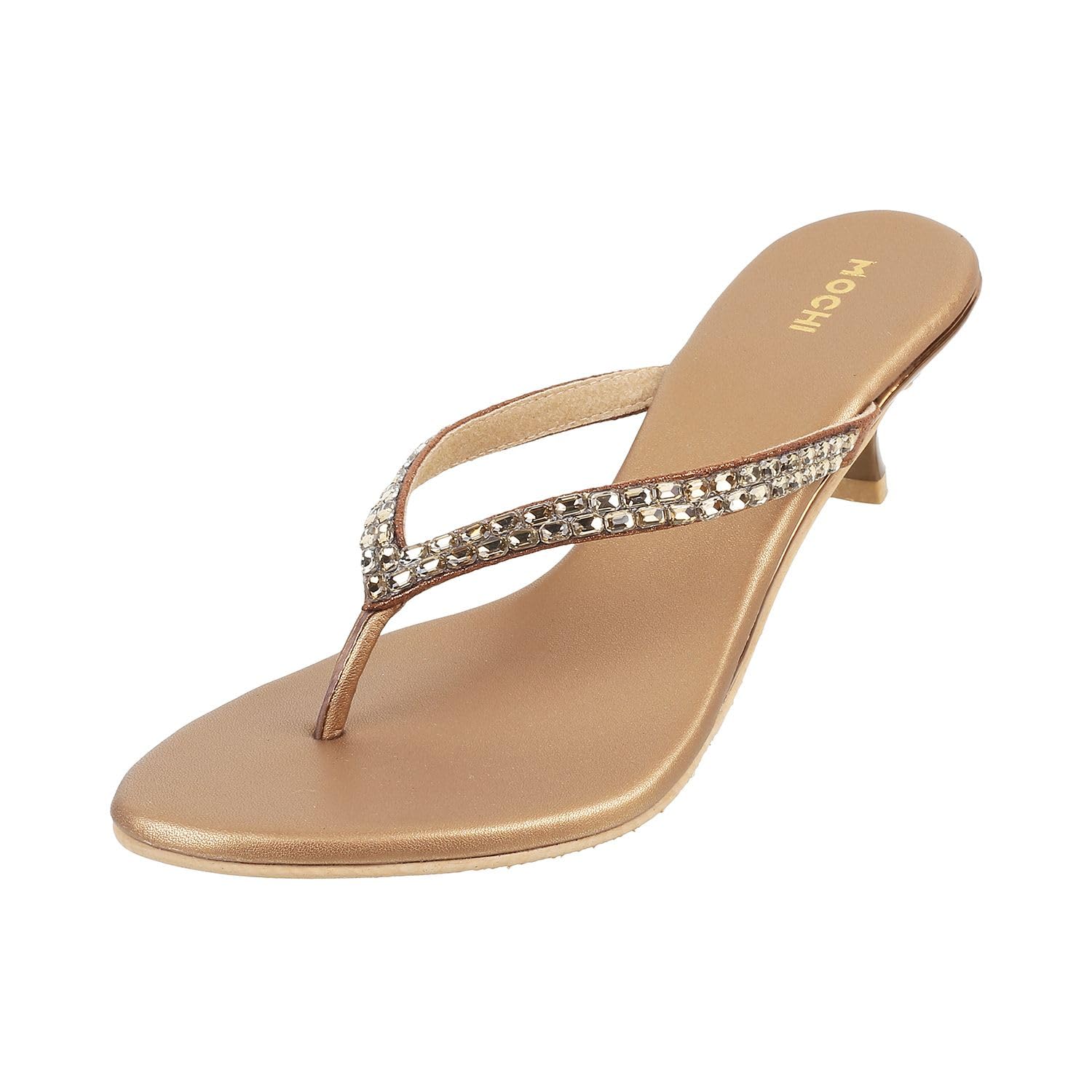 Mochi Women Antic Gold Kitten Heel Fashion Sandal UK/3 EU/36 (35-324) (B0CG3JS6Z3) Amazon Price History, Amazon Price Tracker
