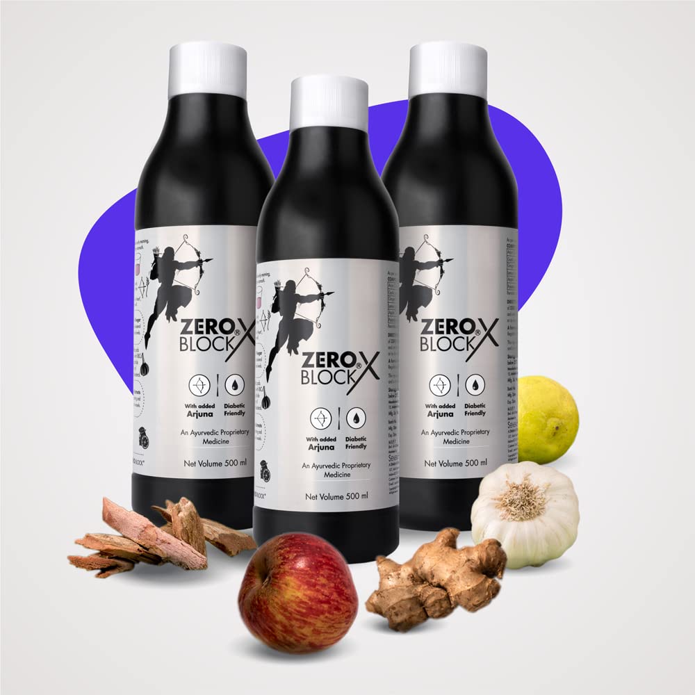 Senera ZERO BLOCK X | Diabetic-friendly Ayurvedic mixture for Heart Wellness | Arjuna | Apple Cider | Ginger | Garlic | Lemon | Pack of 3 (1500ml) (B09Z84PPWR) Amazon Price History, Amazon Price Tracker