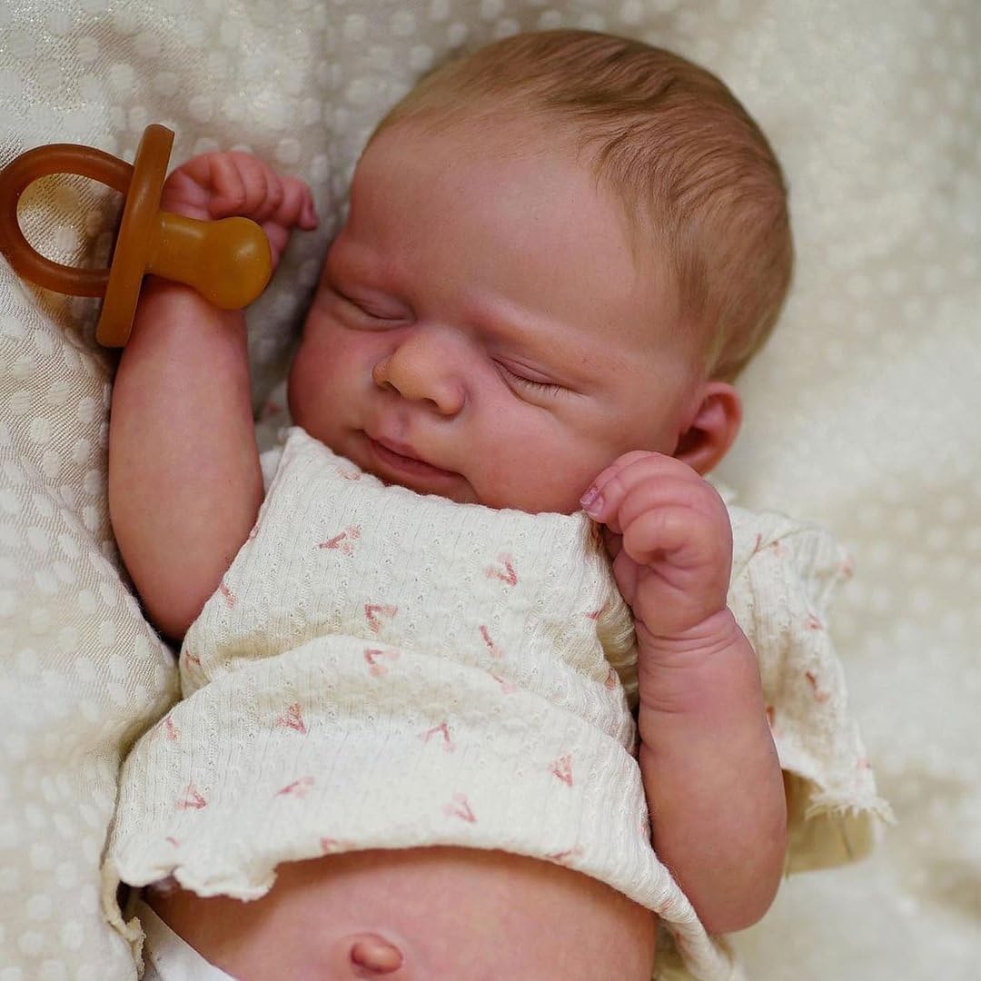 Anano Realistic Newborn Babys Dolls Boys Vinyl Toys 19inch Reborn Babys Dolls Silicone Full Body Boys Real Life Baby Doll Silicone Full Body Boy Baby Doll with Accessories