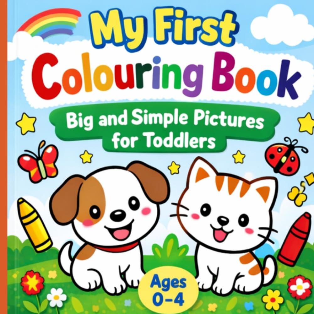 My First Colouring Book: Big and Simple Pictures for Toddlers