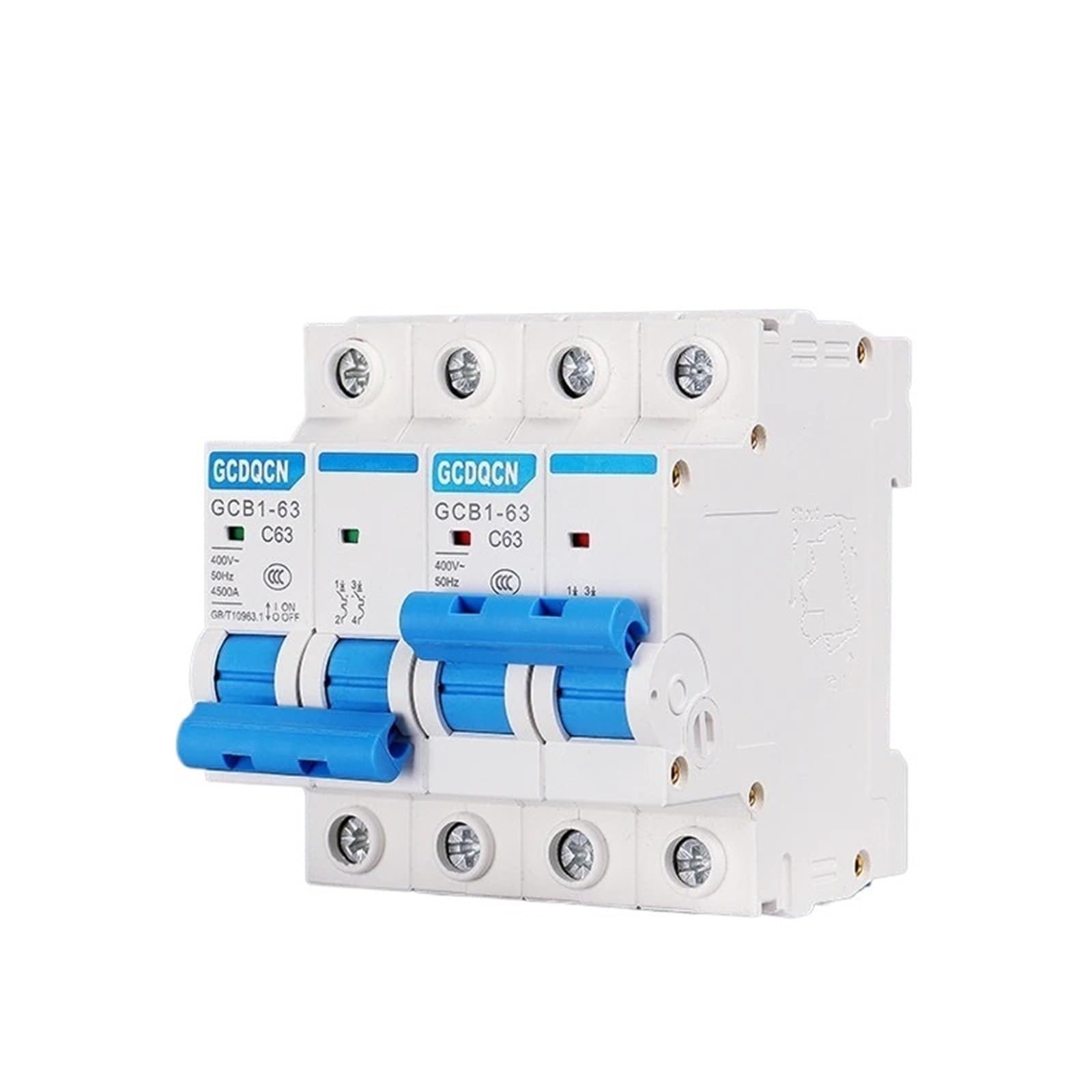 VDOQTLJT Dual Power Manual Transfer Switch 1P+ 2P+ 3P+ Interlocking Circuit Breaker 32A 63A 220V-400V Din Rail MCB(32A,1P)