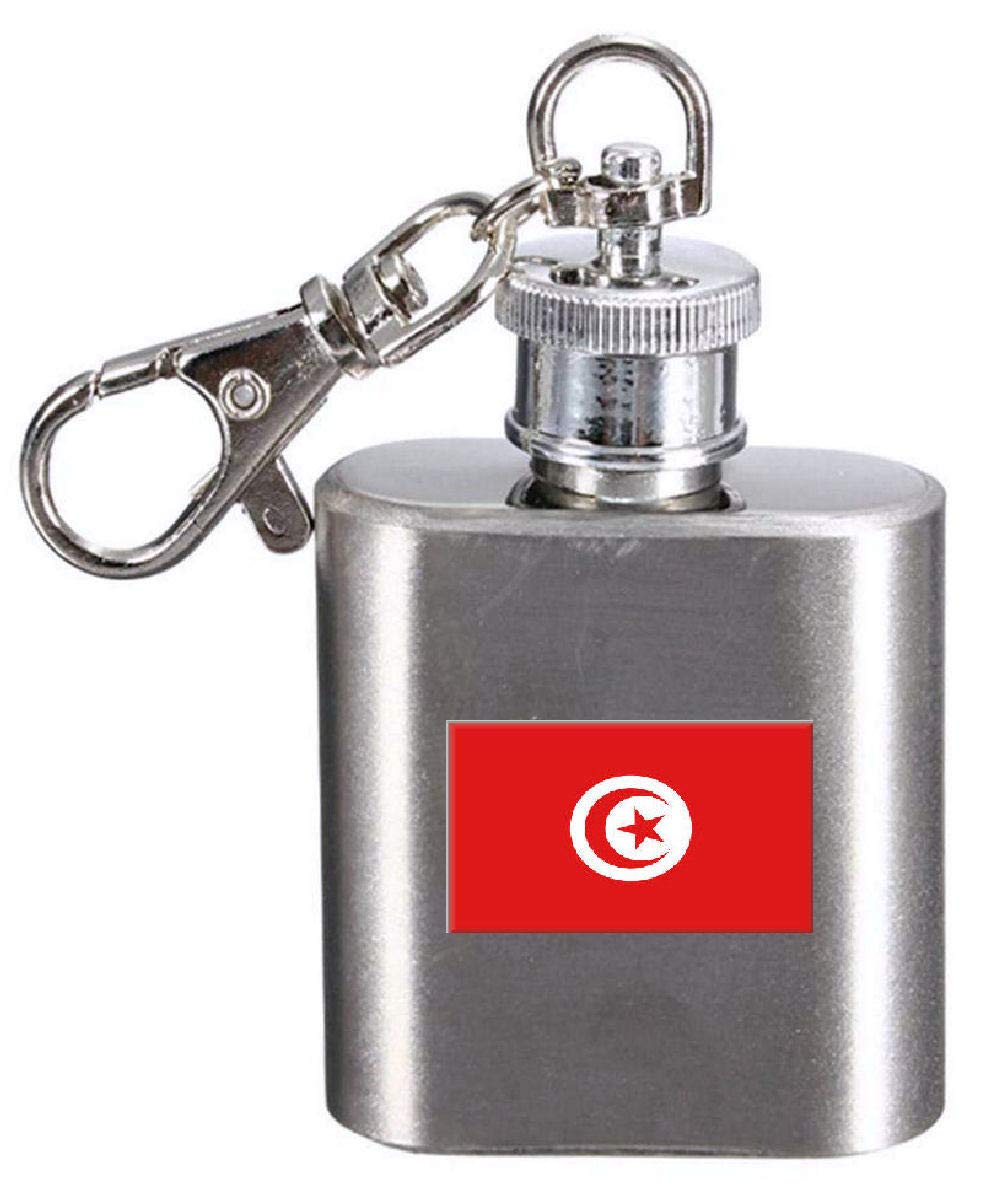 Flasque porte-clés Tunisie cadeau original pour homme