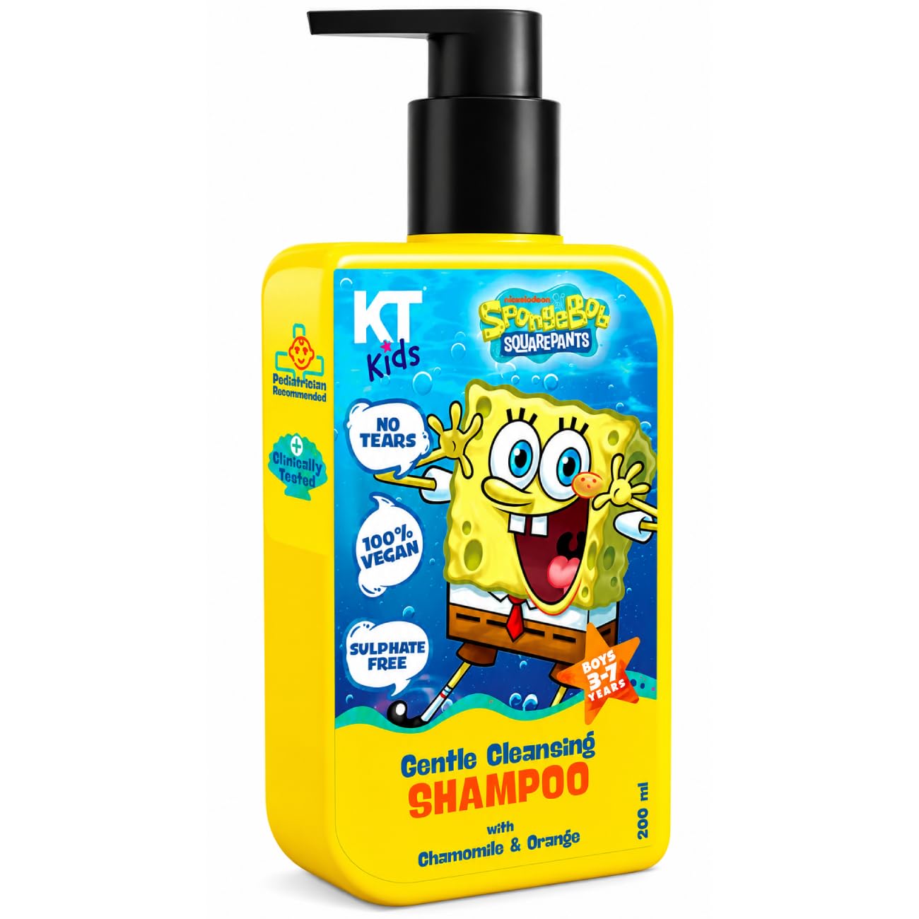 Gentle Cleansing Shampoo for Boys 3–7, Infused with Keratin and Chamomile and Orange Extract, Moisturizing, Anti-Dandruff, Hair Growth, Shine, Scalp Protection, 200ml - Pack 1-image-22