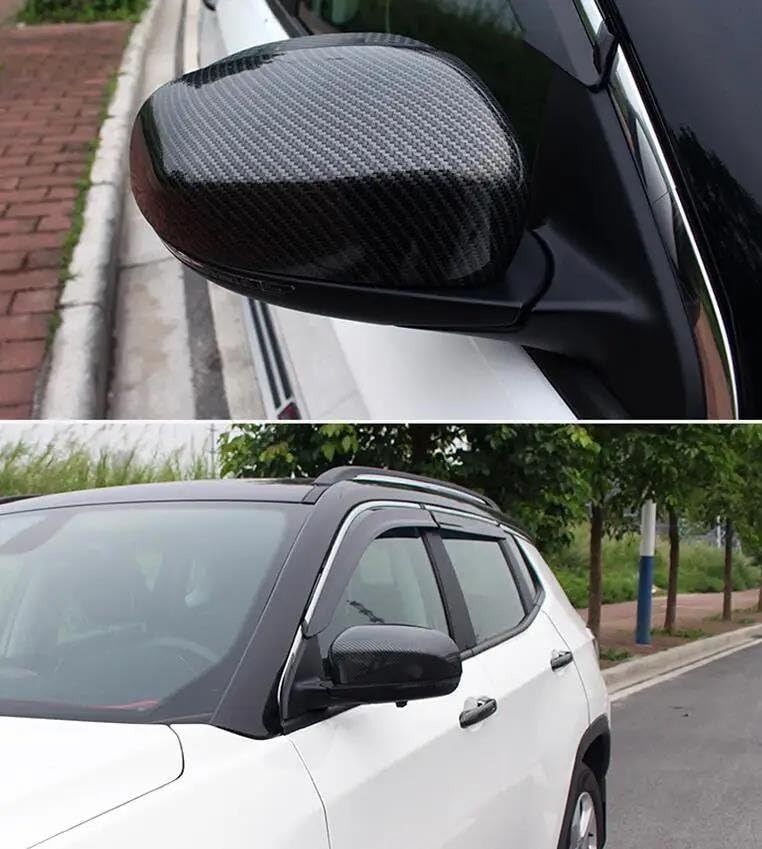 Garniture rétroviseur Jeep Compass 2017 2018 2019 2020 ABS 2pc - 3