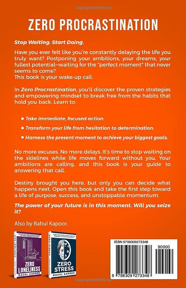 Zero Procrastination: A Handbook to Remove Procrastination, Increase Efficiency and Boost Your Productivity (Project Zero: The Inner Reset Series) - Image 2