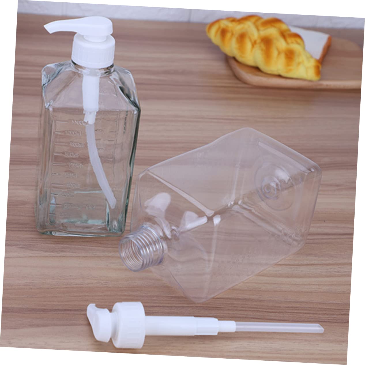 Tête de Pompe à Pression en Plastique Blanc 10cc pour Embout de Bouteille Diamètre Extérieur 3,5cm Verrouillage et Système Anti-Fuite pour Doseuse de Boissons