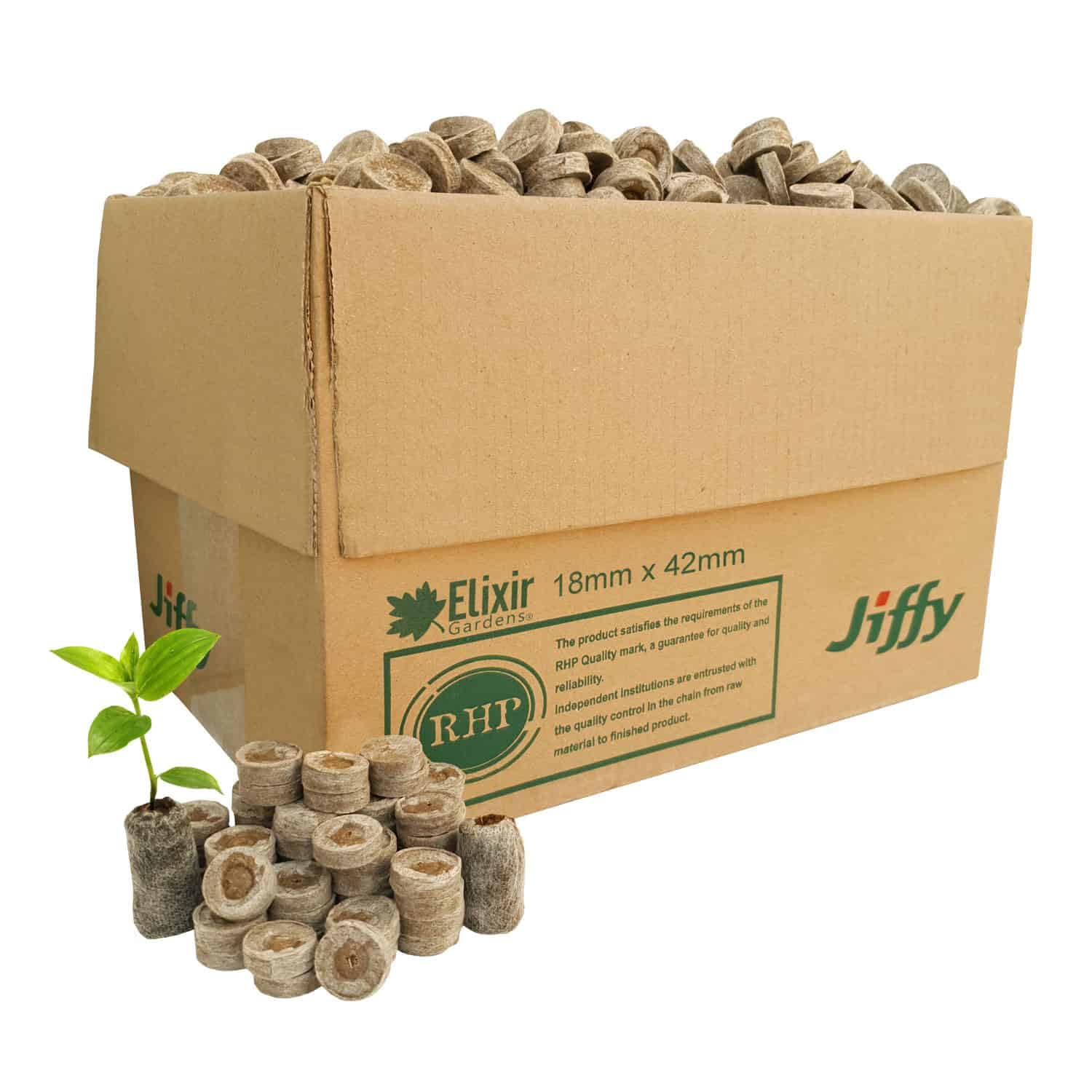 Jiffy Seed Starter Pellets for Propagation & Germination | 24mm x 500