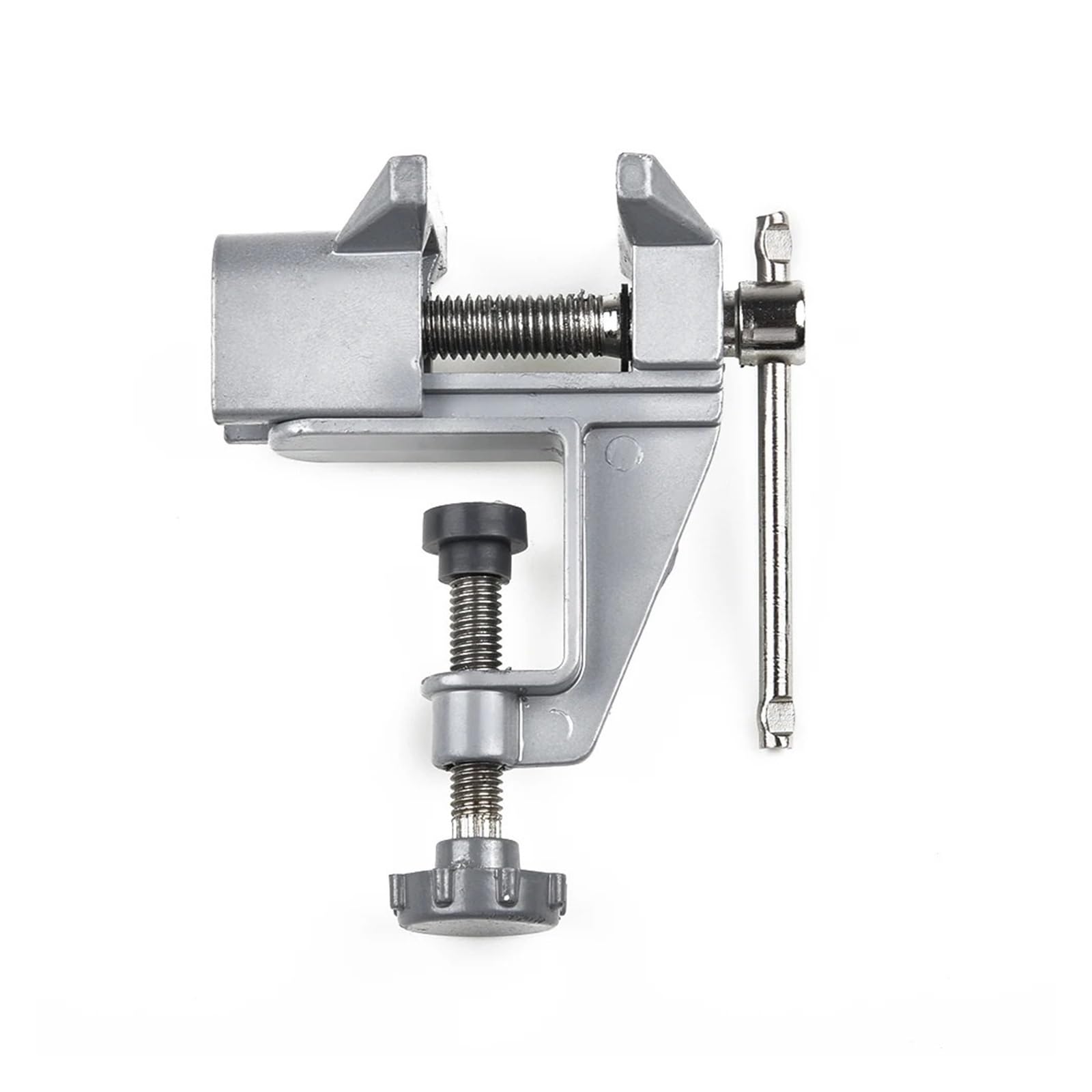 Bapprjj Blue Table Bench Vise Work Clamp Swivel Hobby Craft Repair Tool Jewelers Diy Plier Jewelry Electronics Workbench