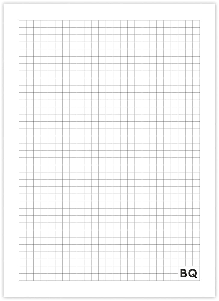 Interdruk 5 blocchi universitari spessi B5 a quadretti, 100 fogli, 90 g/m², accademia, pastello