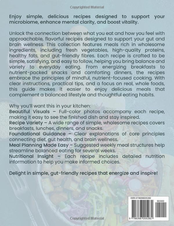 The Ultimate Gut Brain Paradox Cookbook for Beginners: Simple & Delicious Recipes Inspired by Dr. Gundry’s Wisdom to Support the Microbiome, Sharpen the Mind, and Boost Vitality | Full Color Edition image 3