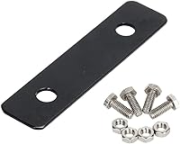 Vista 3 de GTP Barra de montaje del soporte del relocator de la placa del parachoques delantero ~ Ajuste universal ~ Negro clásico