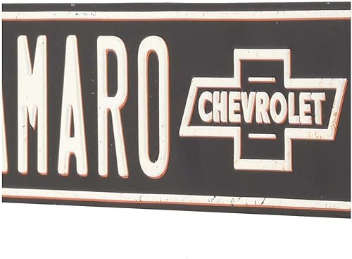 Miniatura 4 de Chevrolet Camaro Avenue - Letrero de calle de metal en relieve, letrero vintage de Chevrolet para garaje o cueva de hombre