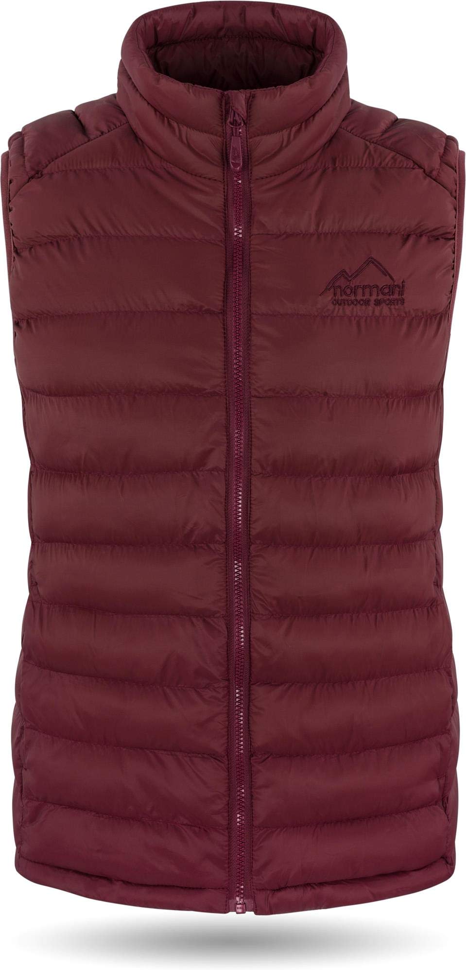 normani Wattierte Steppweste für Damen Winterweste Bodywarmer Sportweste mit Stehkragen und Seitentaschen - WINDDICHTE Outdoor-Weste Ärmellose Übergangsweste