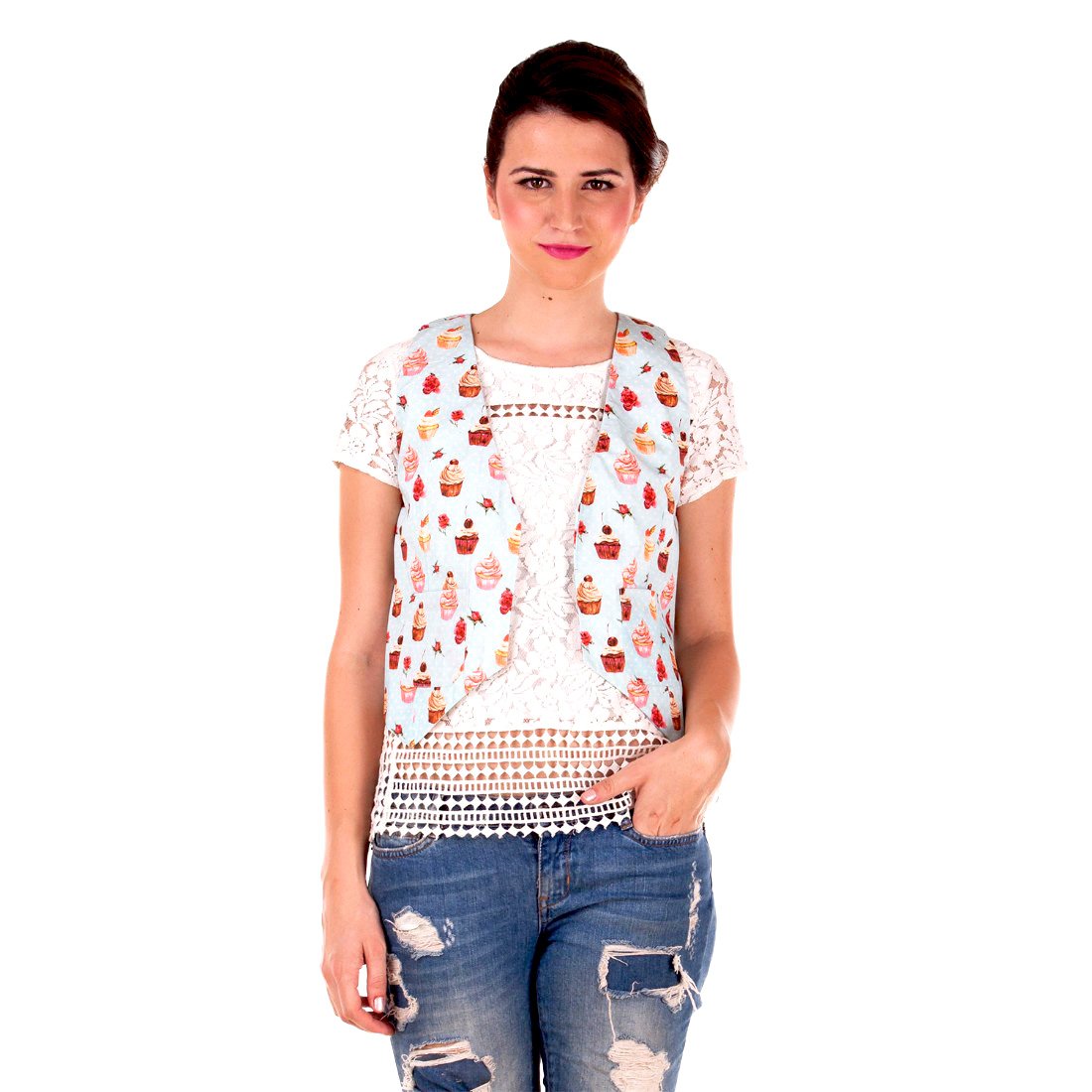 band box Cup Cake Waist Coat-picture-13