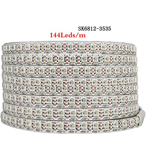 Tira LED flexible impermeable SK6812 mini 1 m IP67 miniatura 6