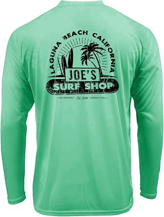 JOES SURF SHOP Men's Early Bird Logo Heavyweight T-Shirt - Regular, Big & Tall Sizes - View #4