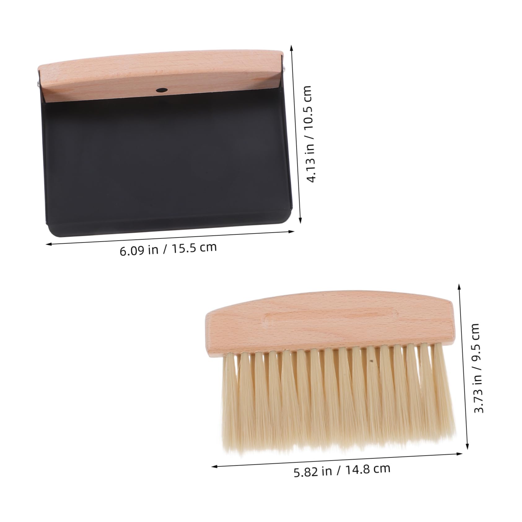KICHOUSE Household Table Broom Mini Dustpan Set Portable Compact Design Multi-Function Brush Dust Removal