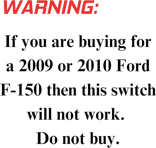 Miniatura 6 de SWITCHDOCTOR Interruptor maestro de ventana para Ford F-150 F150 2011-2014 (Super Cab, Supercrew, doble cabina, BE5Z-14529-AB, camión, potencia,