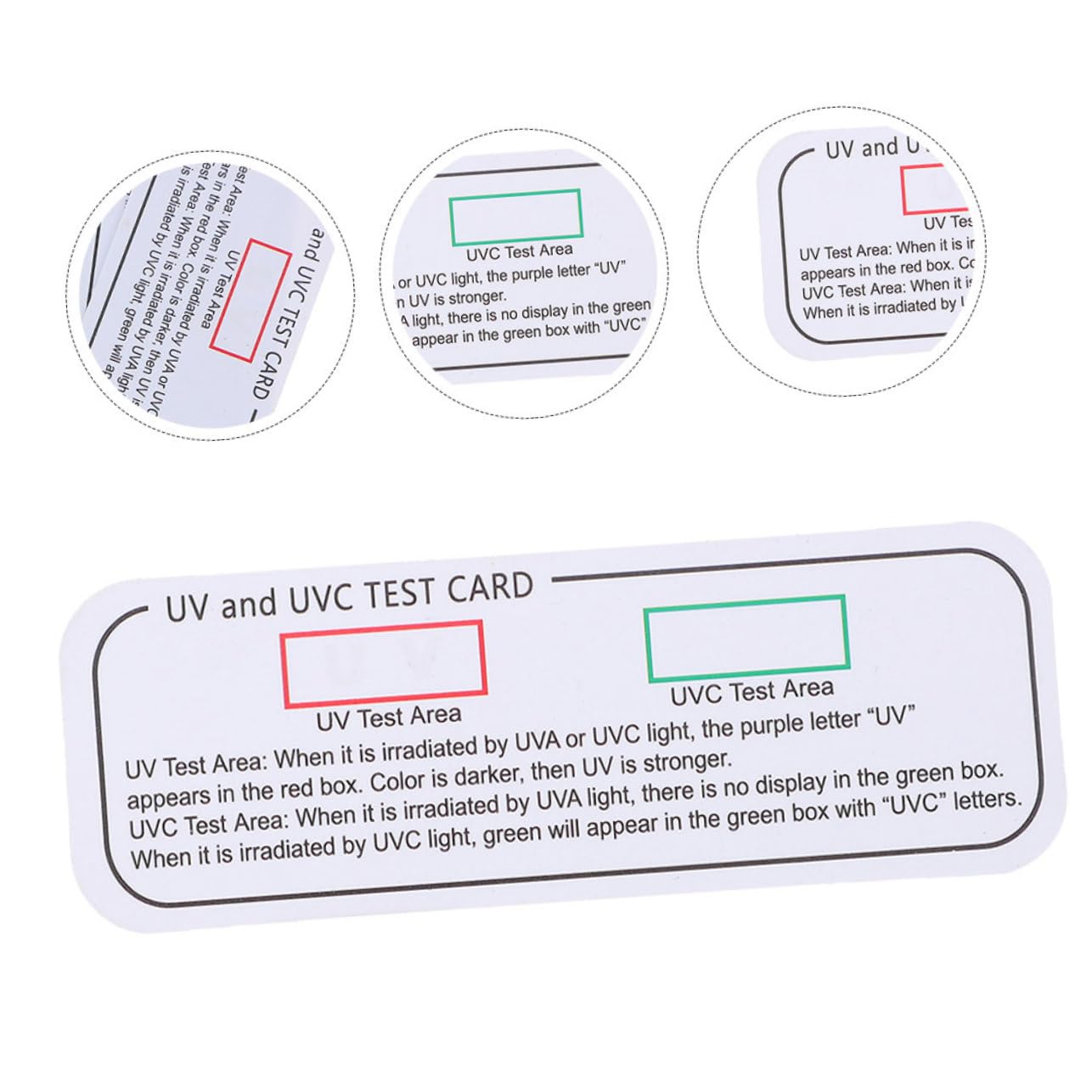 Anneome 3 Stuks Uv-testkaarten Voor Buiten Uv