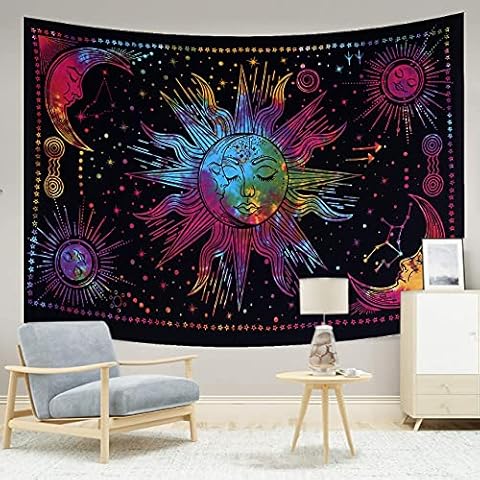 THE ART BOX Sun and Moon Tapestry Cover