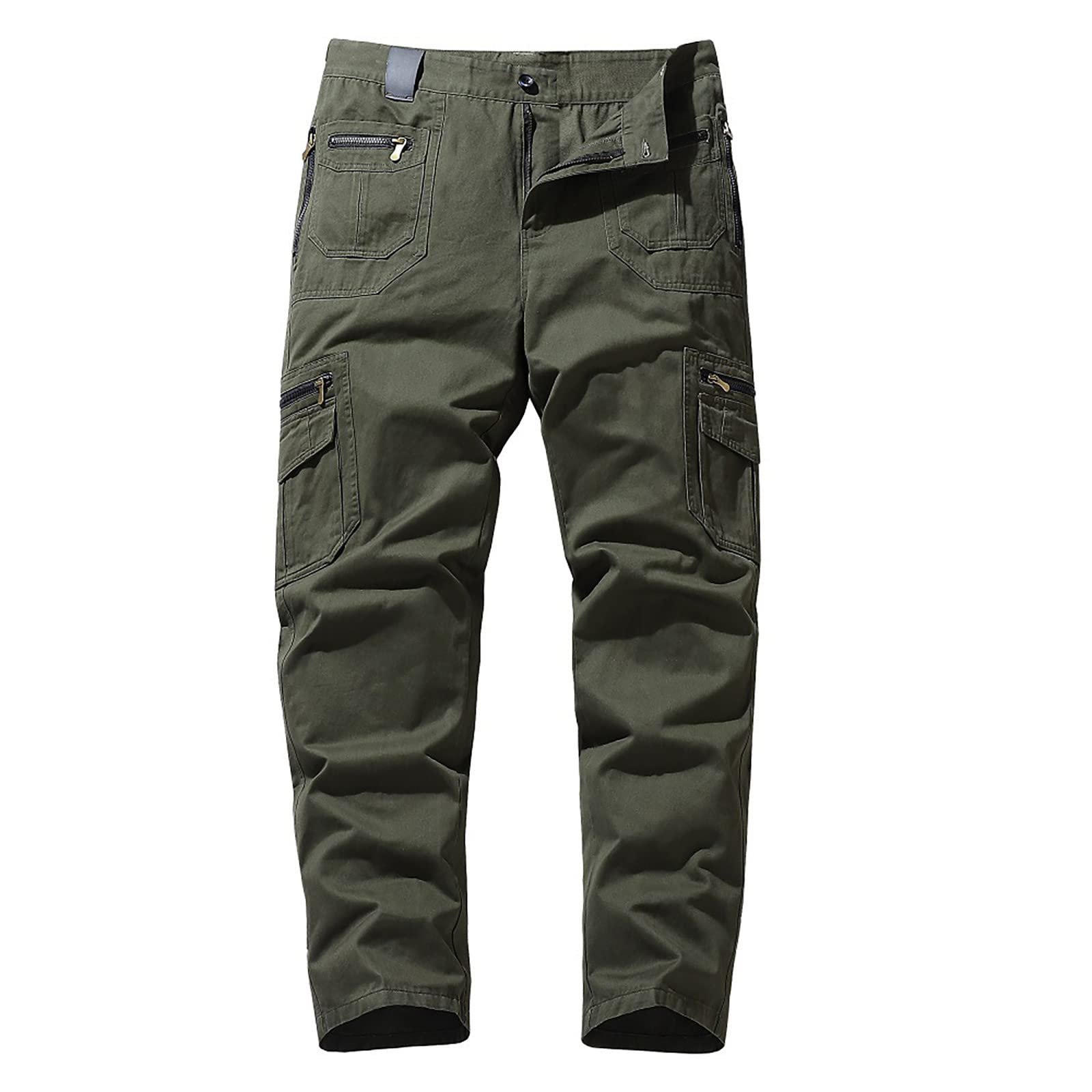 MOKBAY Pantalon Cargo Hombre con Bolsillos Pantalón Montaña Tacticos Pantalones Cargo Hombre