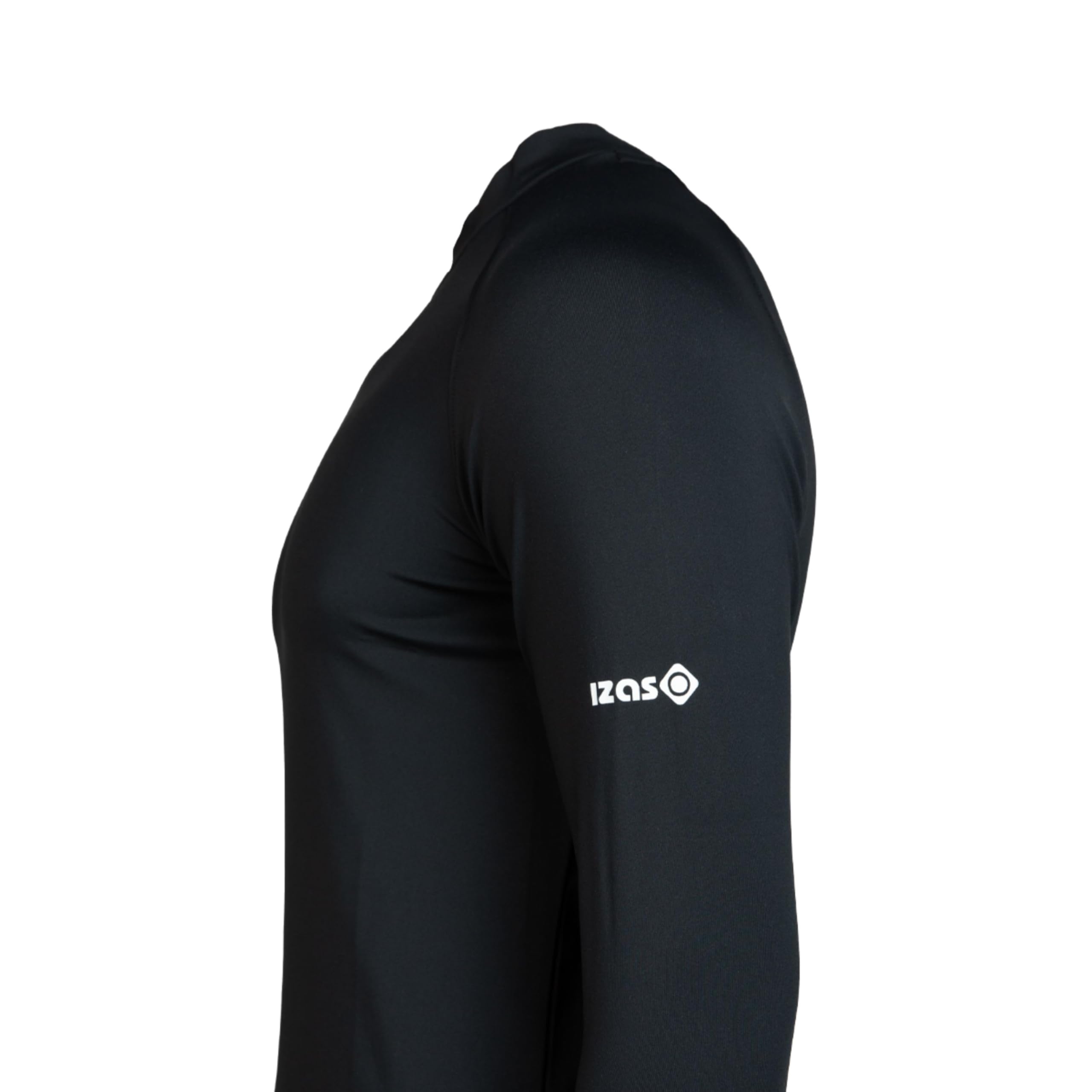 Izas Camiseta Térmica para Hombre y Mujer Transpirable y de Manga Larga. Camiseta Técnica Ajustada y Cómoda para Frío y Esquí. Térmico Interior Extra Cálido de Invierno Unisex Color Negro