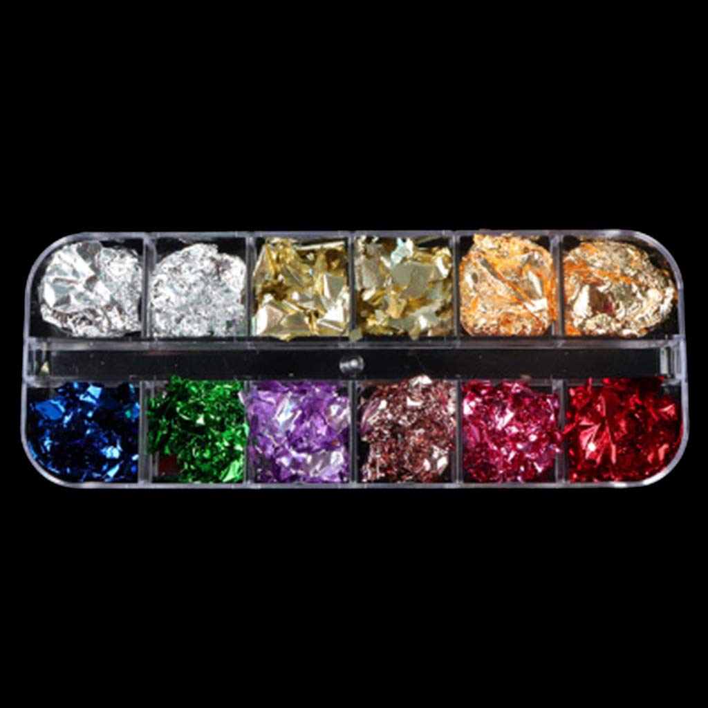 Diarypiece Fluorescent Sequins Flakes Resin Epoxy Mold, for Jewelry Filling Glow in the Dark Holographics Glitter